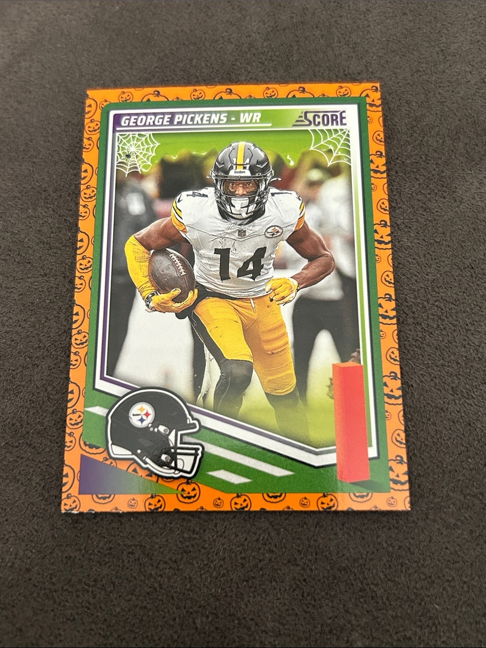 George Pickens 2025 Score Halloween Football Card - Pittsburgh Steelers